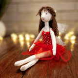Magical Fairy doll with sparkly wings, sewing pattern and photo tutorial