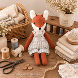 Fox doll and clothes PDF sewing pattern tutorial