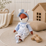 Fox doll and clothes PDF sewing pattern tutorial
