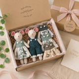 Tiny Mouse Doll Sewing Pattern PDF with Removable Clothes