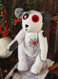 Gothic bear Halloween sewing pattern and photo tutorial