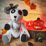 Gothic bear Halloween sewing pattern and photo tutorial