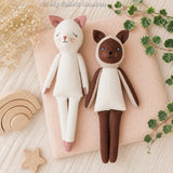 Cat doll PDF sewing pattern tutorial