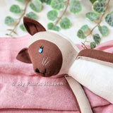 Cat doll PDF sewing pattern tutorial