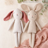Bunny doll 2 in 1 PDF sewing pattern tutorial