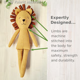 Lion or lioness doll PDF sewing pattern tutorial