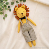 Lion doll and clothes PDF sewing pattern tutorial