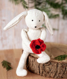Huggable bunny rabbit nursery sewing pattern and photo tutorial