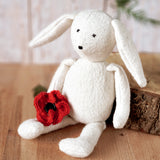 Huggable bunny rabbit nursery sewing pattern and photo tutorial
