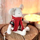 Huggable mouse, rat nursery sewing pattern and photo tutorial