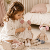 Doll's sleeved dress PDF sewing pattern tutorial