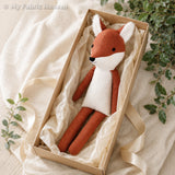Fox or arctic fox doll PDF sewing pattern tutorial