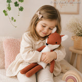 Fox or arctic fox doll PDF sewing pattern tutorial