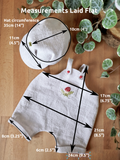 Bear dungarees and hat sewing pattern and photo tutorial