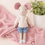 Mouse doll and clothes PDF sewing pattern tutorial
