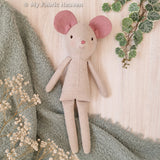 Mouse doll PDF sewing pattern tutorial