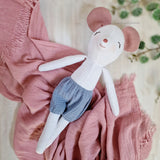 Mouse doll and clothes PDF sewing pattern & photo tutorial