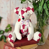Patchwork bear sewing pattern tutorial