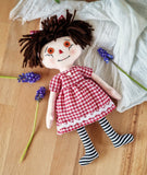 Cloth doll sewing pattern tutorial