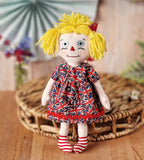 Cloth doll sewing pattern tutorial