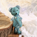 Miniature Tiny teddy bear sewing pattern & photo tutorial fully button jointed.