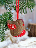 Tweed Robin Christmas ornament sewing pattern & photo tutorial