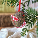 Tweed Robin Christmas ornament sewing pattern & photo tutorial