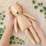Wedding dress memory bears with clothes PDF sewing pattern tutorial