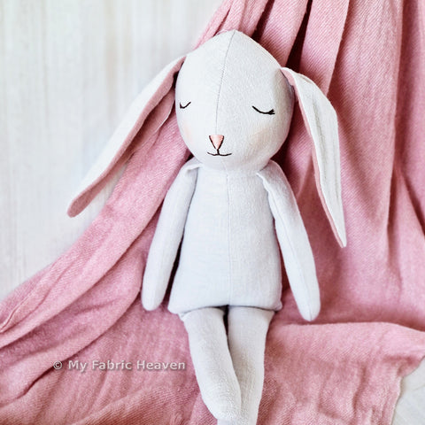 Bunny doll 2 in 1 PDF sewing pattern tutorial – My Fabric Heaven