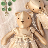 Wedding dress memory bears with clothes PDF sewing pattern tutorial