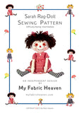 Cloth doll sewing pattern tutorial
