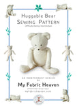 Huggable bear nursery sewing pattern and photo tutorial