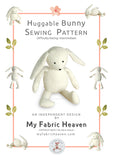 Huggable bunny rabbit nursery sewing pattern and photo tutorial