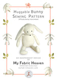 Huggable bunny sewing pattern tutorial