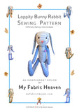 Loppity Bunny doll sewing pattern and tutorial