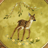 Fawn, baby deer, PDF embroidery pattern and thread painting video tutorial