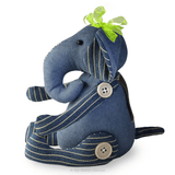 Denim Elephant sewing pattern and photo tutorial