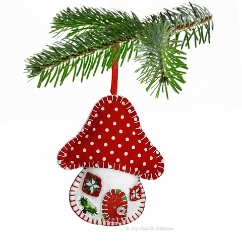 Little Houses Toadstool Sewing Pattern – My Fabric Heaven