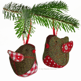 Tweed Robin Christmas ornament sewing pattern & photo tutorial